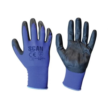 Scan Max. Dexterity Nitrile Gloves - L (Size 9)
