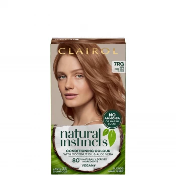 Clairol Natural Instincts Semi-Permanent Hair Dye - 7RG Dark Rose Gold Blonde