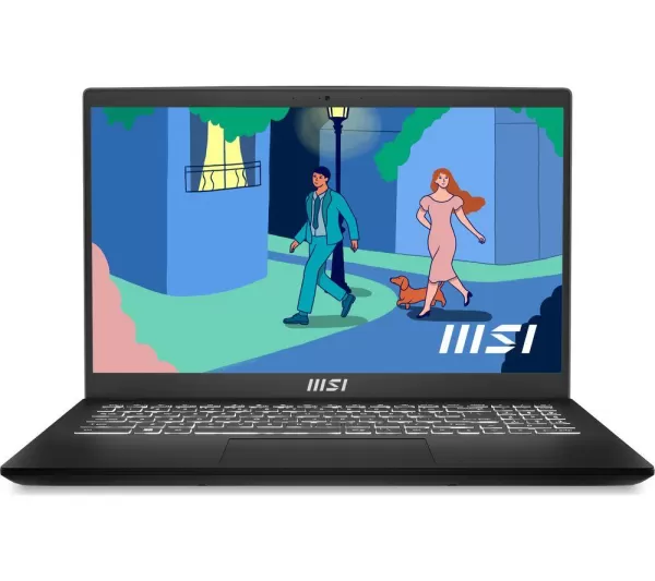 MSI Modern 15 15.6" Laptop - AMD Ryzen 5, 512GB SSD, Black