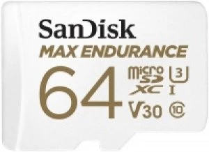 SanDisk Max Endurance MicroSD Card 100MBs with Adapter 64GB