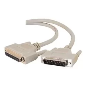 C2G 2m IEEE-1284 DB25 M/F Parallel Printer Extension Cable