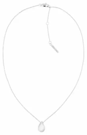 Calvin Klein 35000083 Silver Tone Teardrop Pendant Necklace Jewellery