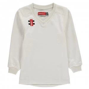 Gray Nicolls Cricket Sweater Junior - White