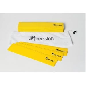 Precision Rectangular Shaped Rubber Markers Yellow (Set of 15)