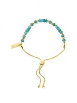 Chlobo Gold Plated Silver Touch Of Purity Adjustable Bracelet