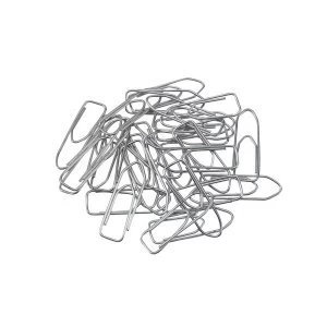 5 Star Office Paperclips Polished Steel Large Non tear Clip Length 33mm Pack 1000