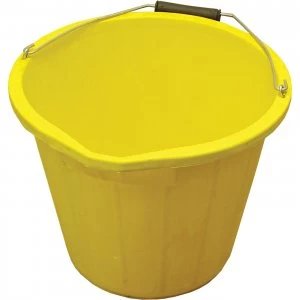 Faithfull General Purpose Bucket 14l Yellow