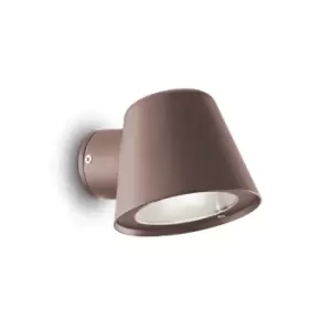 Gas Outdoor Wall Downlight Lamp 1 Light Coffee IP43, GU10