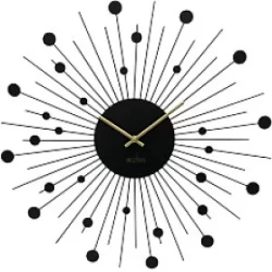 Acctim Clock 29643 50 x 50 x 3.5 x 50cm Black