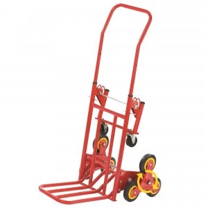 Gablemere Large 2-in-1 Tri-Wheel Trolley and Flat-Bed Cart