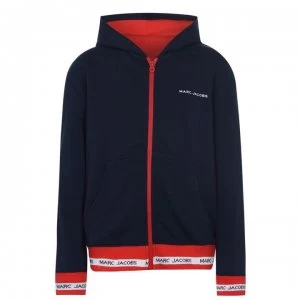 Marc Jacobs Junior Boys Band Tape Hoodie - Navy 849