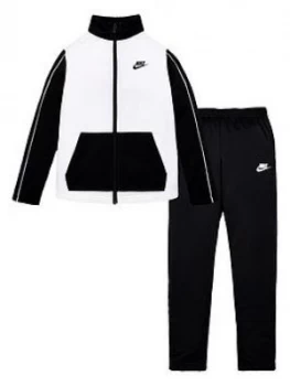 Nike Unisex Childrens Nsw Core Futura Poly Tracksuit - Black/White