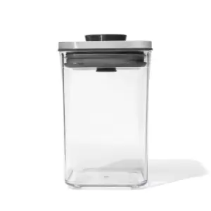 OXO SteeL POP Container Small Square Short, 1.1 Qt