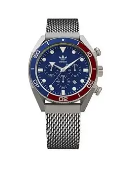 adidas Edition Two Chrono Unisex Watch Stainless Steel, Silver, Men