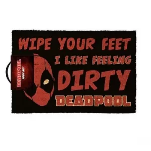 Deadpool Doormat Wipe Your Feet