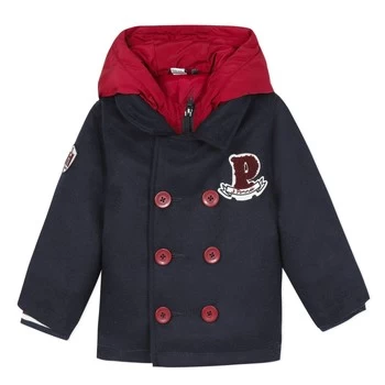3 Pommes 3R41023-04 boys's Childrens coat in Blue / 6 months,6 / 9 months,2 / 3 ans