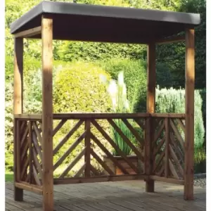 Charles Taylor Dorchester BBQ Shelter with Cover, Grey