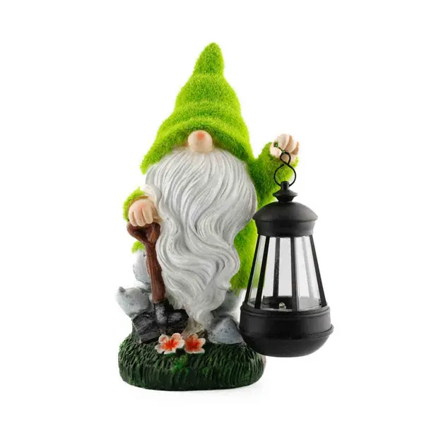 Streetwize Gnome Ornment With Solar LED Lantern