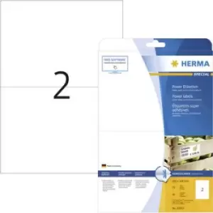Herma 10910 Labels 210 x 148mm Paper White 50 pc(s) Permanent Adhesive labels (extra strong), All-purpose labels Inkjet, Laser, Copier 25 Sheet A4
