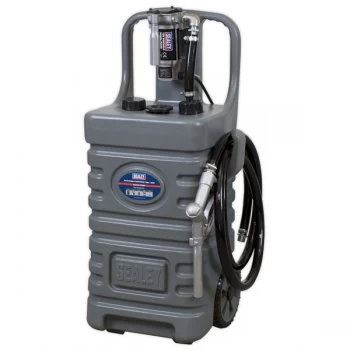 Sealey DT55GCOMBO1 Mobile Dispensing Tank 55L with Diesel Pump - Grey