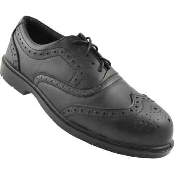 Black Brogue S3 SRC Safety Shoes - Size 8