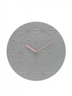 Acctim Clocks Acctim Clocks Chloe Smoke Grey Wall Clock