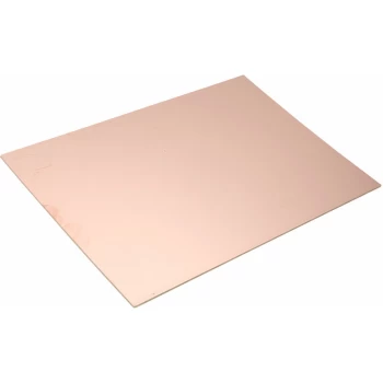 341028 Copper Clad Single Sided FR2 Epoxy Paper 233 x 160mm - R-tech