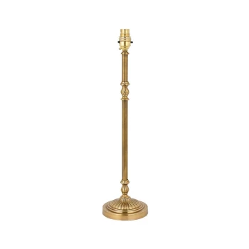 Fitzroy 1 Light Table Lamp Brass - Base Only, B22