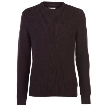 Criminal Roscoe Cotton Sweater - Burgundy