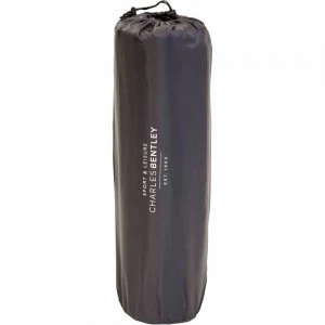 Charles Bentley Double Self-Inflating Camping Mat With 2 Pillows Black Polyester, PVC coating, Foam