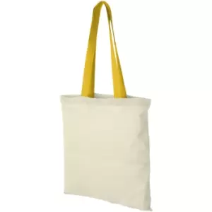 Bullet Nevada Cotton Tote (Pack Of 2) (One Size) (Natural/Yellow)