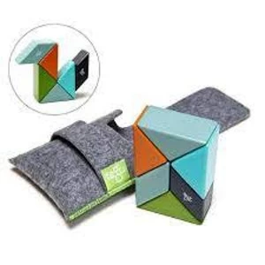 6 Piece Tegu Pocket Pouch Prism Magnetic Wooden Block Set Nelson