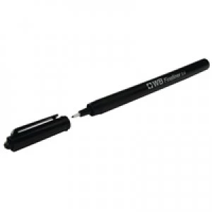 Nice Price Fineliner 0.4mm Black Pens Pack of 10 WX25007