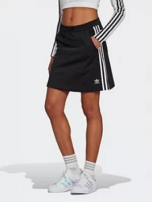 adidas Originals Adicolor Classics Tricot Skirt, Black, Size 10, Women
