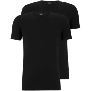 Boss 2 Pack Slim T-Shirt Mens - Black