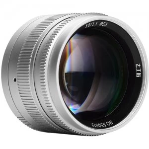 7artisans Photoelectric 50mm f1.1 Lens for Leica M Mount Silver