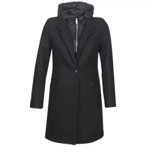 Ikks AFTER womens Coat in Black - Sizes UK 8