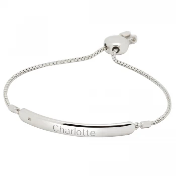 Personalised Chain ID Bracelet - D For Diamond