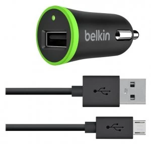 Belkin Micro Universal USB Car Charger with Cable Black