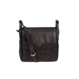 Pure Luxuries London Vintage Black 'Houghton' Shoulder Bag