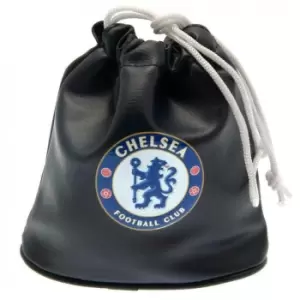 Chelsea FC Golf Drawstring Bag (One Size) (Black)
