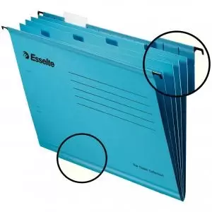 Esselte Classic Reinforced Suspension File A4 - Blue Pack of 10 93133