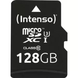 Intenso Professional microSDXC card 128GB Class 10, UHS-I incl. SD adapter