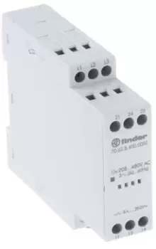 Finder Voltage Monitoring Relay With DPDT Contacts, 3 Phase