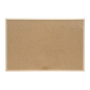 5 Star Eco W600xH400mm Noticeboard Cork with Pine Frame
