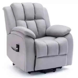 Brookline Electric Rise Recliner Chair - Grey