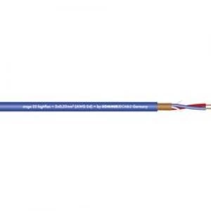 Microphone cable 2 x 0.22 mm2 Blue Sommer Cable