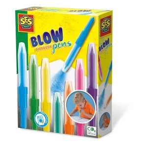 SES Creative Childrens Blow Airbrush Pens Activity Set