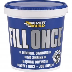 Everbuild Ready Mix Fill Once Tub 650ml