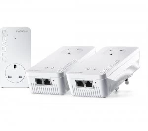 DEVOLO Magic 1 8369 WiFi Powerline Adapter Kit - Triple Pack